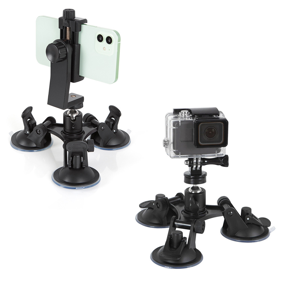 Drone Camera Action - ขาตั้งกล้องแบบยึดติดด้วยถ้วยดูดแรงสูง พร้อมหัวบอล สำหรับกล้องแอคชั่น Gopro Hero DJI