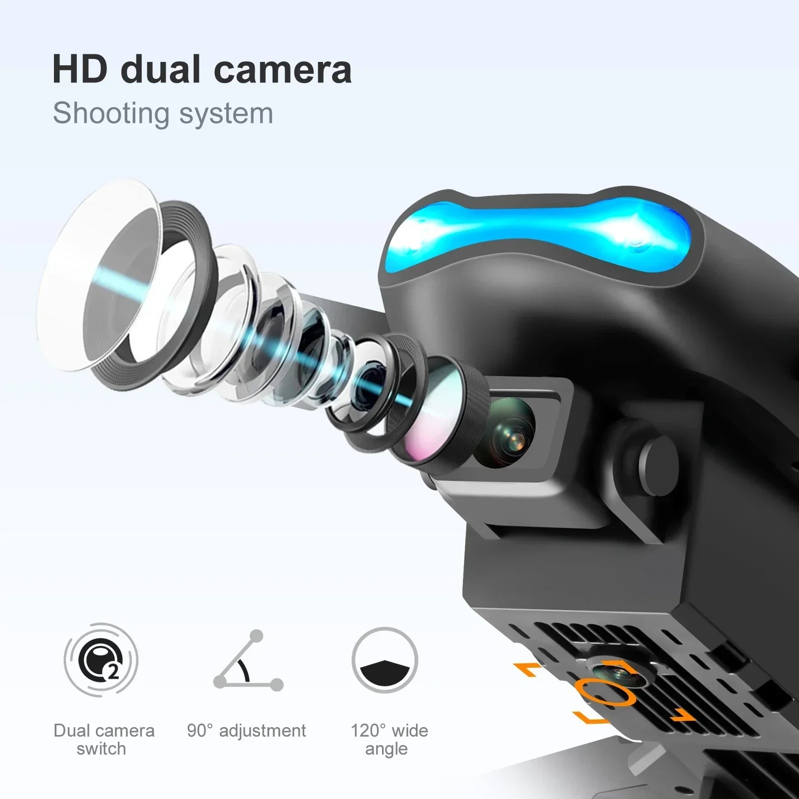 โดรนรุ่นใหม่ E99 Pro HD 4K กล้ - Drone Camera Mount บทวิจารณ์และราคา