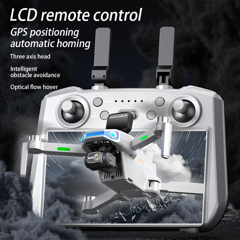 AE3 PRO Max ใหม่ LCD SC GPS Dr - Drone Camera Professional บทวิจารณ์และราคา