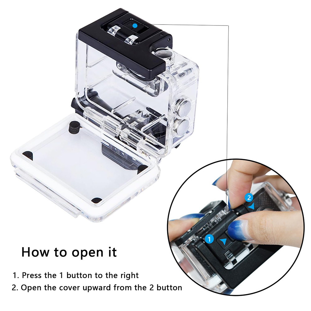 กรณีดําน้ําสําหรับ SJCAM SJ400 - Drone Camera Action บทวิจารณ์และราคา